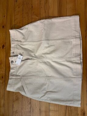 NEW! White Denim Skirt - Banana Republic